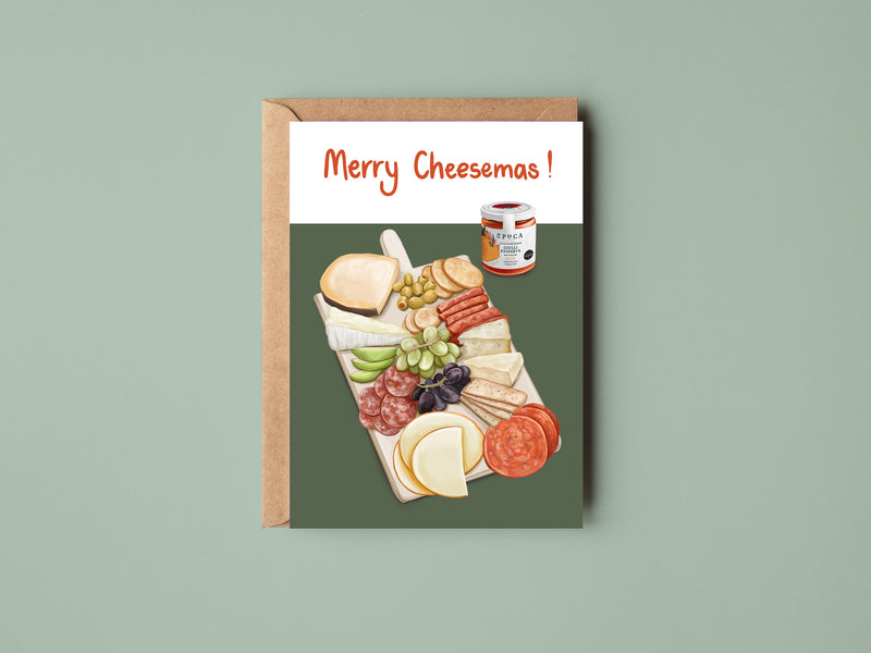 Merry Cheesemas - Greeting Card