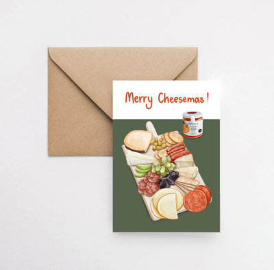 Merry Cheesemas - Greeting Card